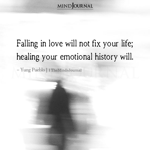 Falling In Love Will Not Fix Your Life