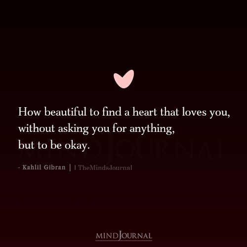 How Beautiful To Find A Heart That Loves You
