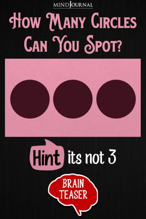How Many Circles Do You See in This Tricky Brain Teaser pin