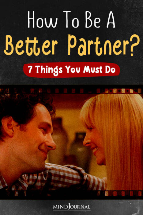 how to be a better partner in a relationship
