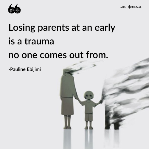 Pauline Ebijimi losing parents at