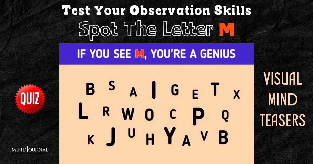 Visual Mind Teasers To Test Your Observation Skills