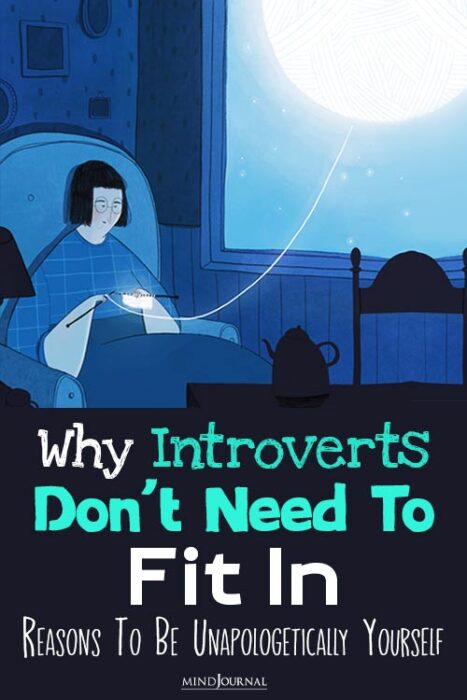 being an introvert
