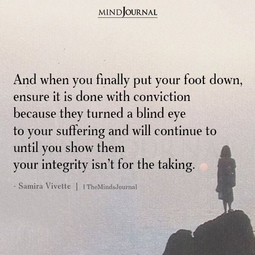 Your Integrity Isn't For The Taking