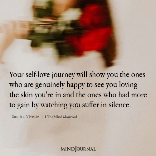Your Self-Love Journey Will Show You The Ones