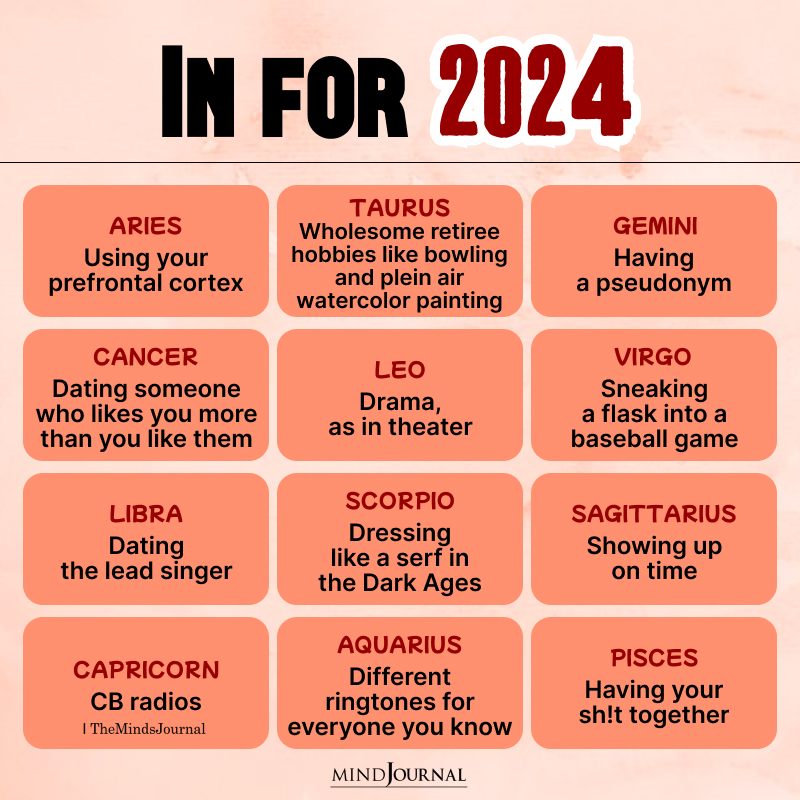 Zodiac Signs Are Up For These In 2024