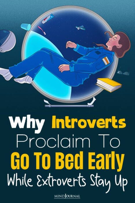 go to bed early as an introvert