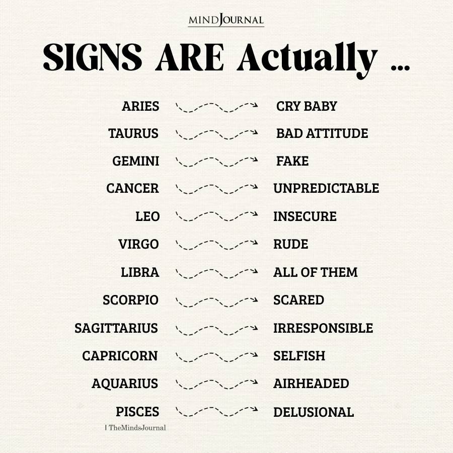 Each Zodiac Sign’s Hidden Face