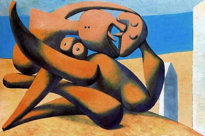 Controversial art work - Figure At The Seaside by Pablo Picasso