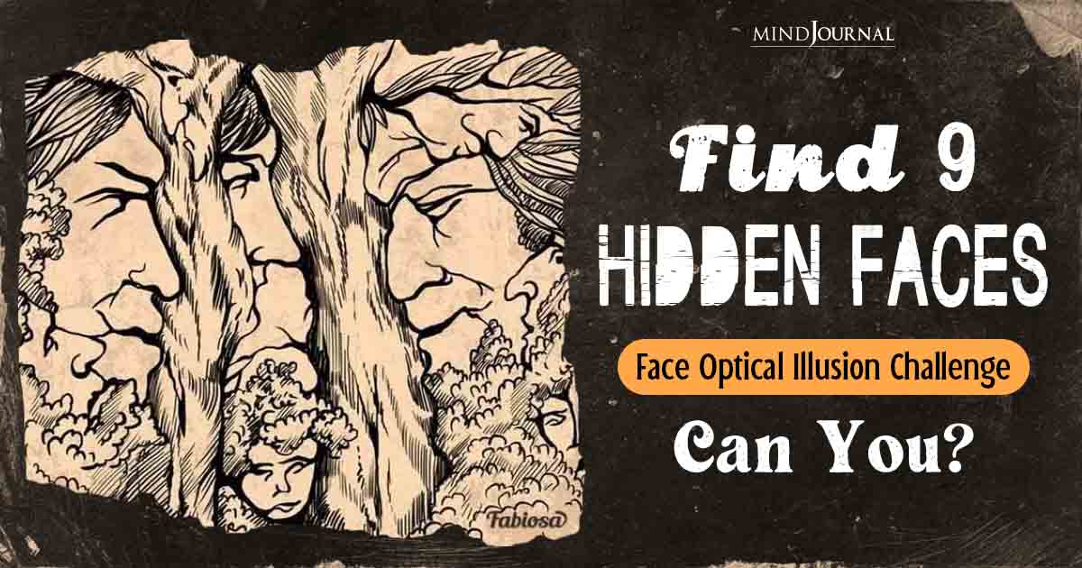 Face Optical Illusion Challenge - Can You Find Hidden Faces?