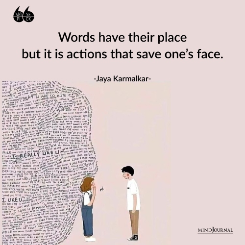 Jaya Karmalkar words have their