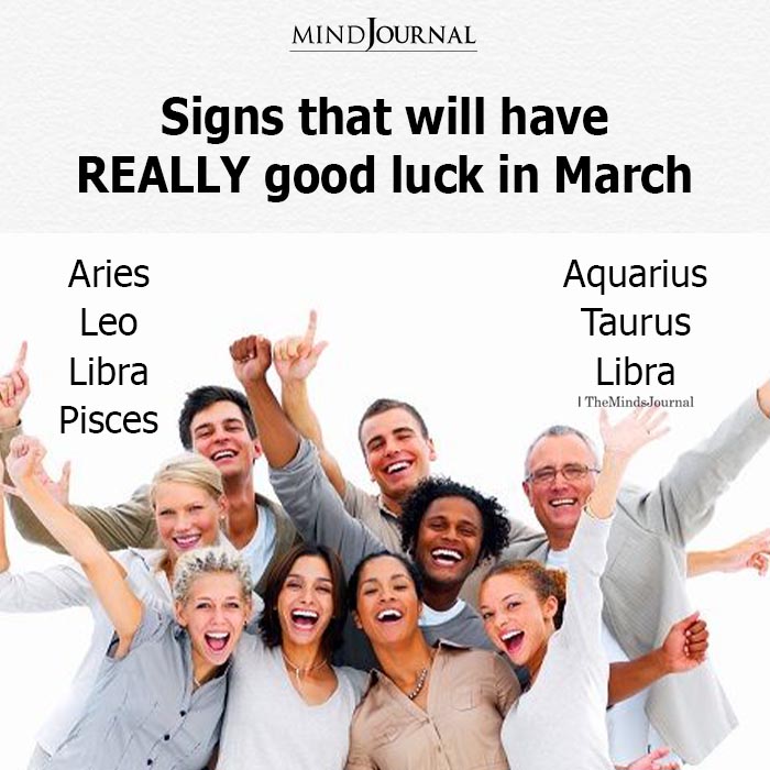 Lucky Zodiac Signs In March