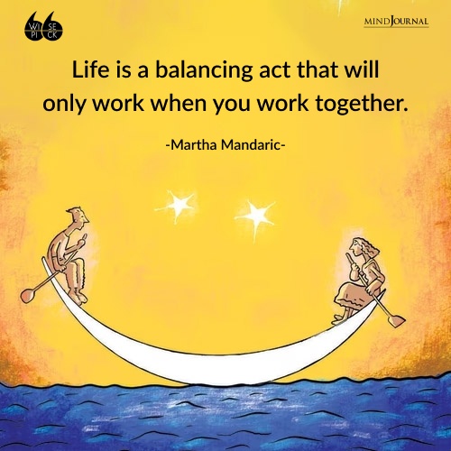 Martha Mandaric life is balancing