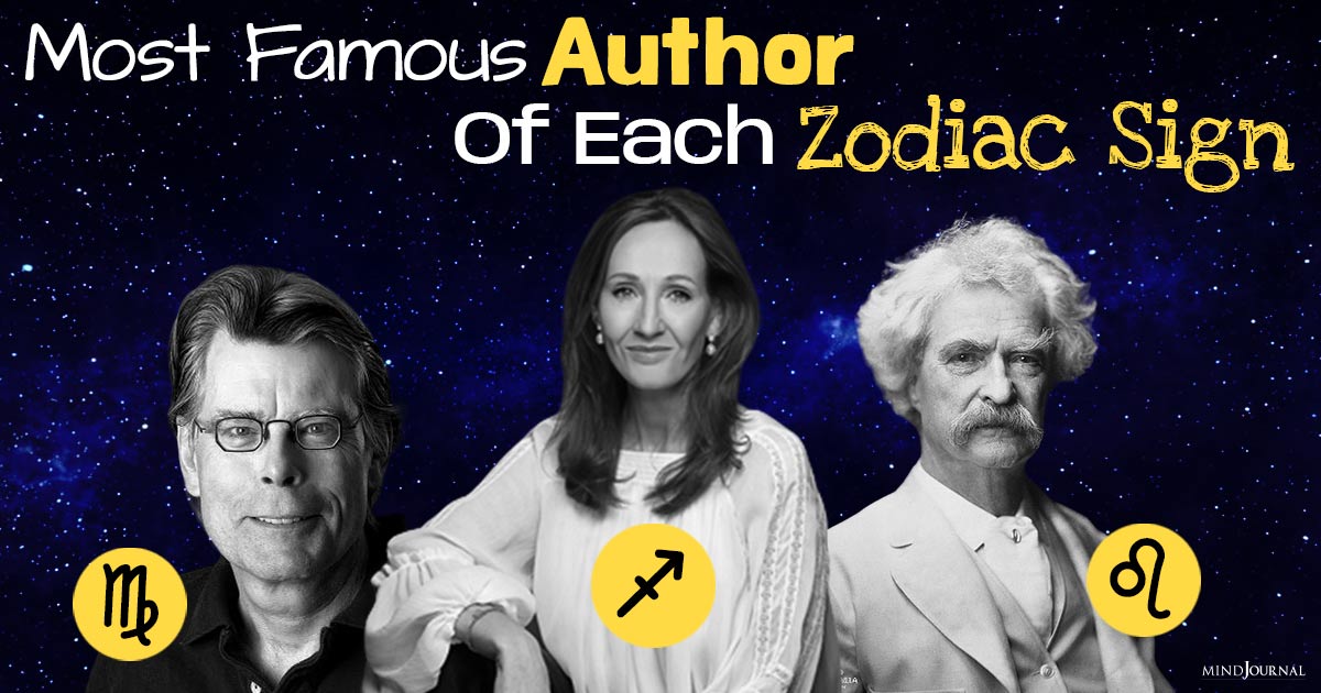 Most Famous Author Of Each Zodiac: Writers Share Your Sign
