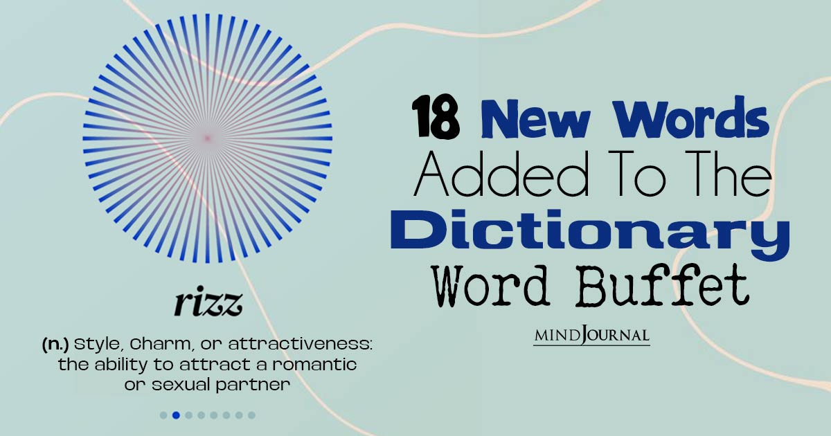 18 New Words Added To The Dictionary: Word Buffet