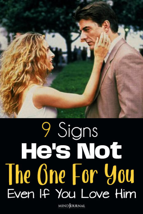signs your partner is not right for you
