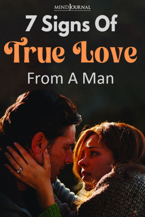 signs of true love from a man