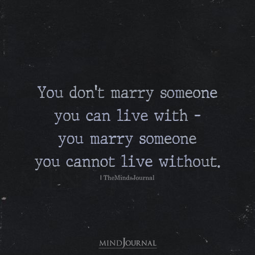Someone You Cannot Live Without