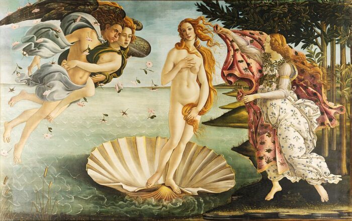 Controversial art work - The Birth of Venus by Sandro Botticelli 
