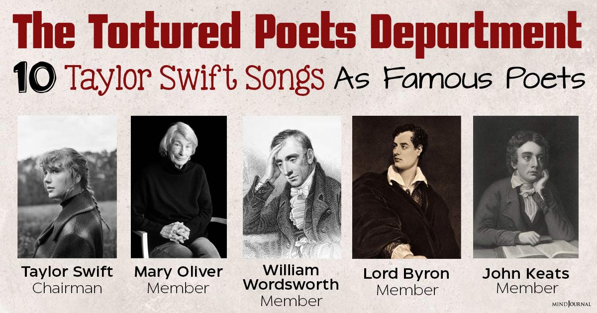 The Tortured Poets Department: 10 Taylor Swift Songs As Famous Poets