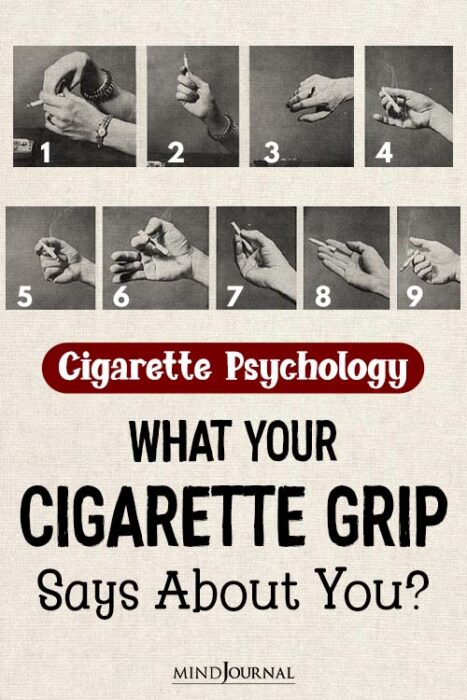 cigarette holding says about you
