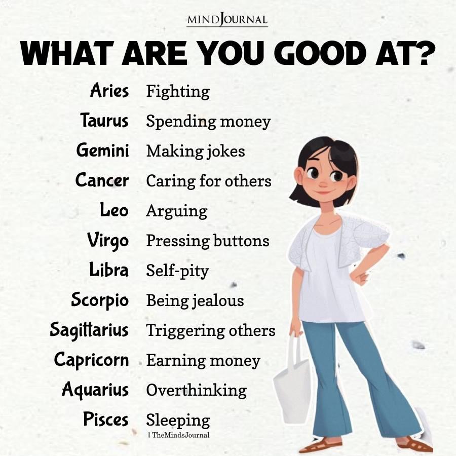 What The Zodiac Signs Are Good At?