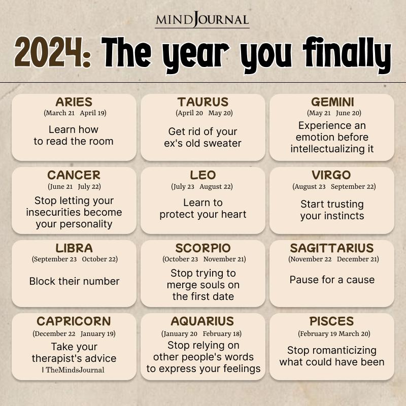 What The Zodiac Signs Will Finally Accomplish This Year