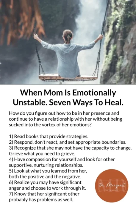 Emotionally unstable mom and how to heal