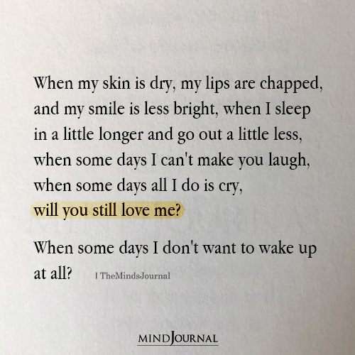 Will You Still Love Me