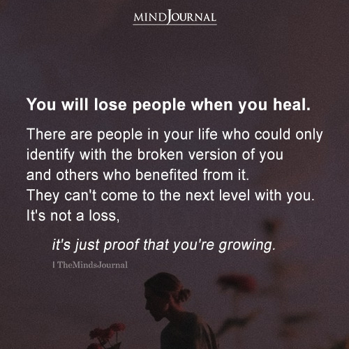 You Will Lose People