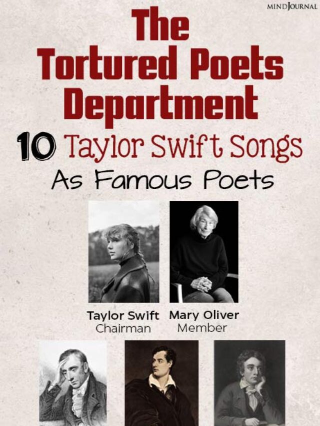 If Famous Tortured Poets Were Taylor Swift Songs