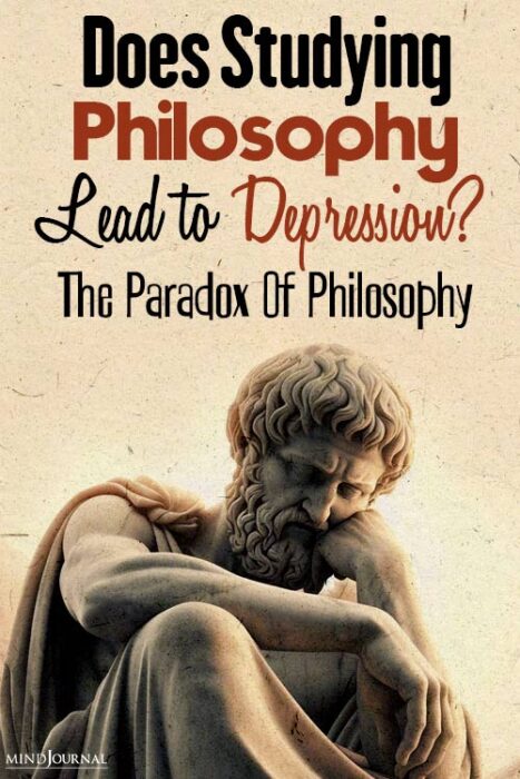 studying philosophy make you depressed