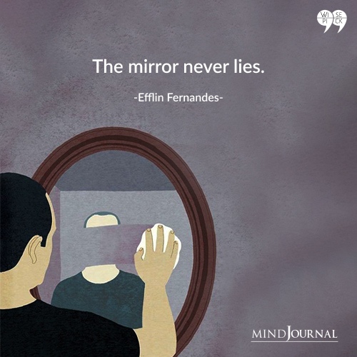 Efflin Fernandes the mirror never