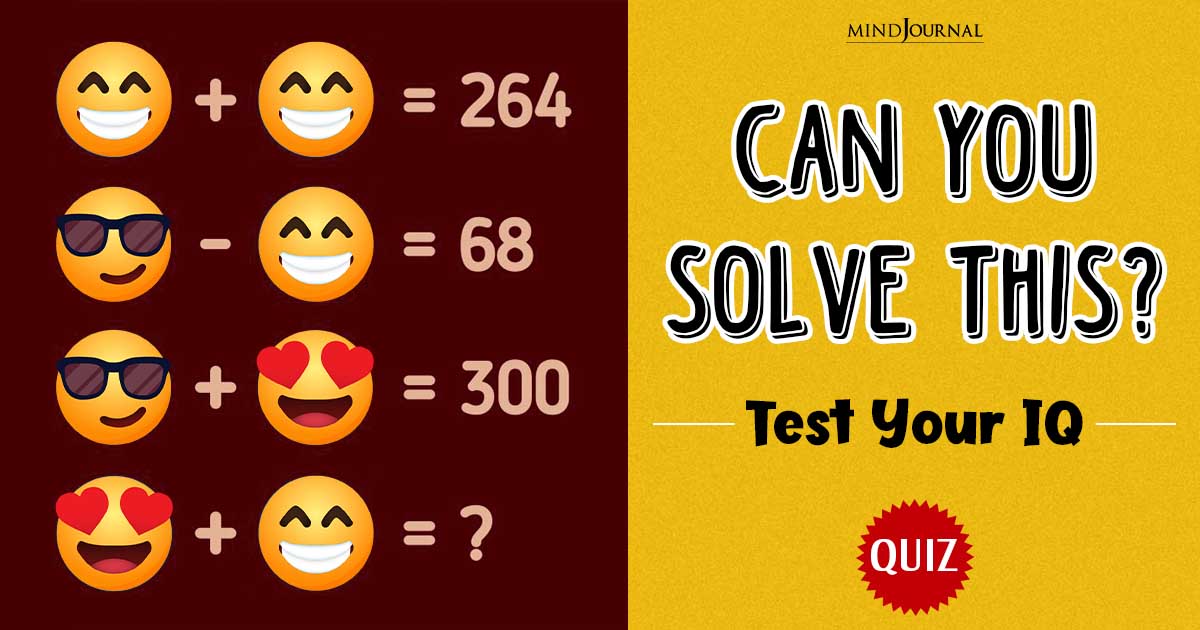 Emoji Quiz: Determine the Value of Smiling Face Emojis in 15 Seconds! Can You?
