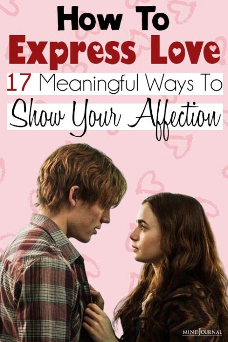 ways to show that you love someone