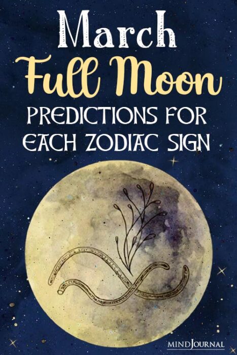 March Full Moon Prediction for Zodiac pin