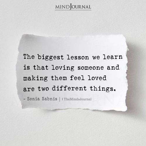 The Biggest Lesson We Learn
