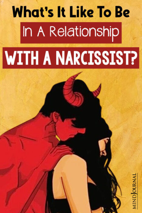 being in a relationship with a narcissist
