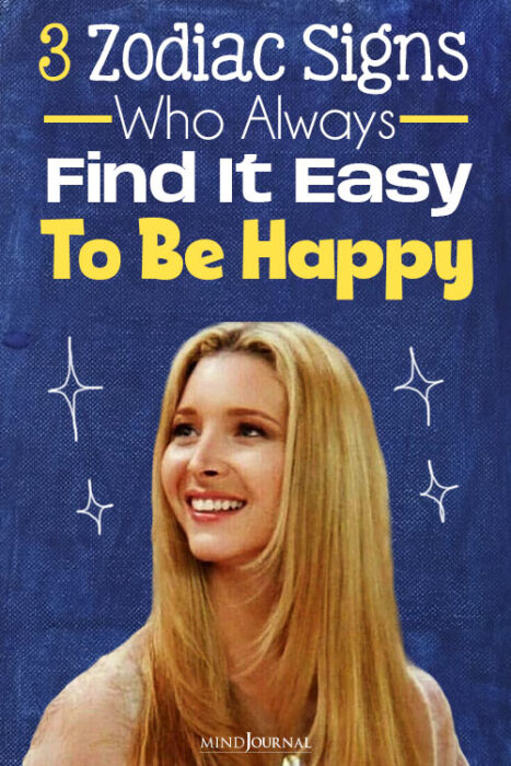 zodiac signs who find it easy to be happy