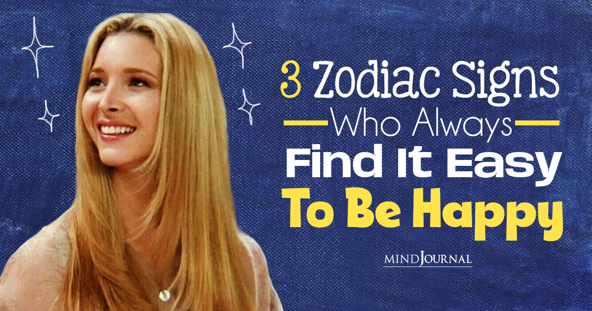 3 Happy-Go-Lucky Zodiac Signs: Star Signs Who Find It Easy To Be Happy In Life