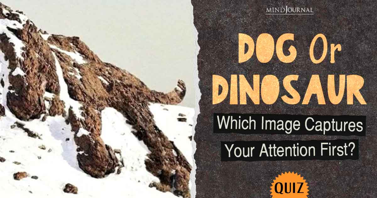 Dog or Dinosaur : What Do You See First In This Image?