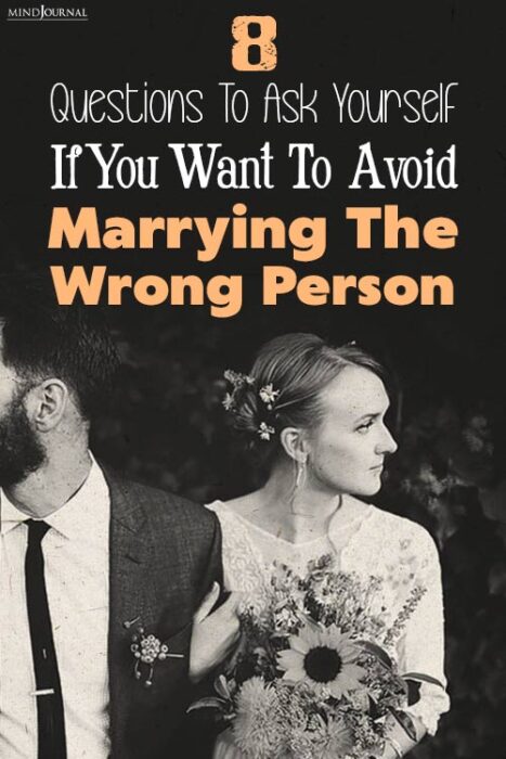 how to avoid marrying the wrong person
