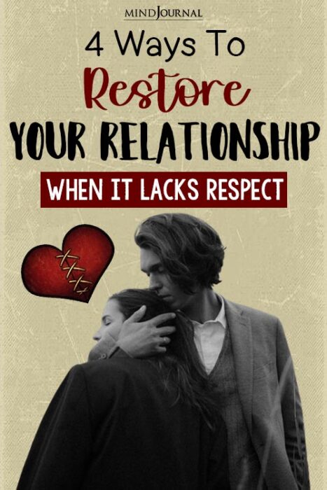 lack of respect in a relationship