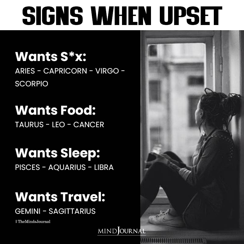 12 Zodiac Signs When Upset…