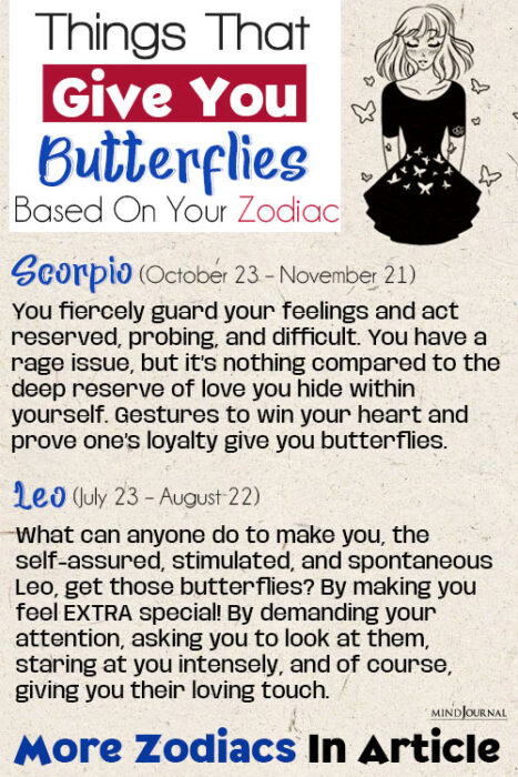 what gives you butterflies