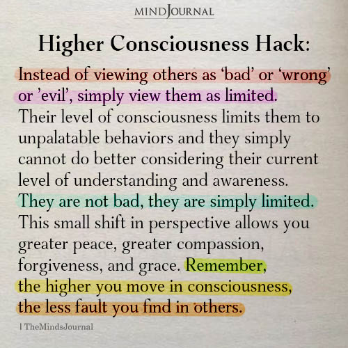 Higher Consciousness Hack For A Peaceful Life