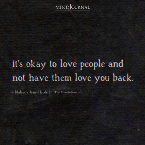 It's Okay To Love People