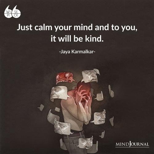 Jaya Karmalkar just calm your