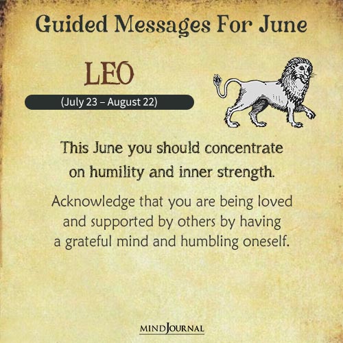 Leo This June you should concentrate