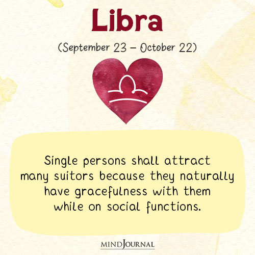 Libra Single persons shall attract